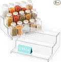 Yieach 2 Pack Tiered Spice Rack Organizer by Yieach