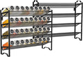 Simple Trending 2 Pack 4 Tier Spice Rack Organizer, Stackable Kitchen Counter by SimpleTrending