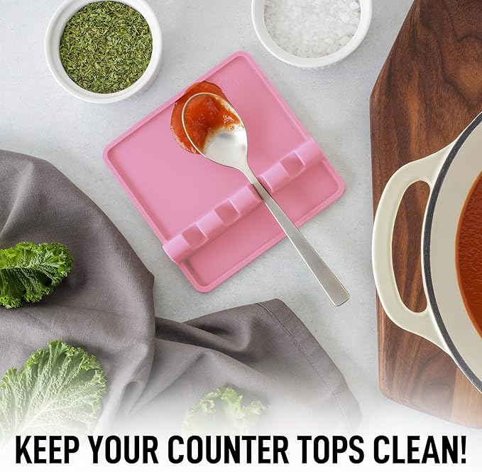 Zulay Kitchen Silicone Utensil Rest - Image 2