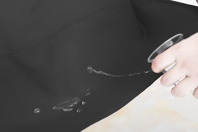 Resist water 3 big Pockets Waist Server Apron Kitchen Restaurant Unisex Half - Image 7