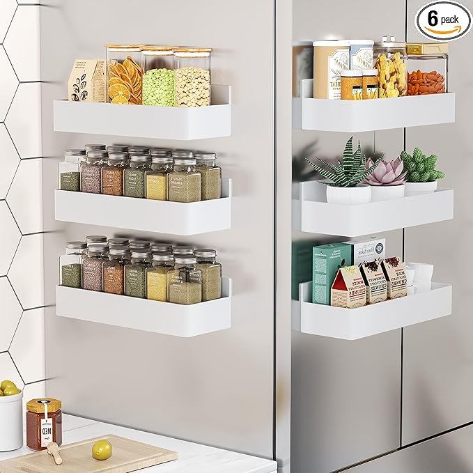 Mystozer Magnetic Spice Rack for Refrigerator, Kitchen Organizer and Storage by Mystozer