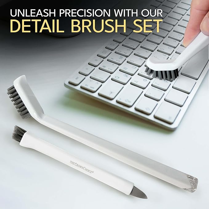 Grout Cleaning Brushes Set Deep Cleaner Multi-Purpose Stiff Bristle Brush - Image 8