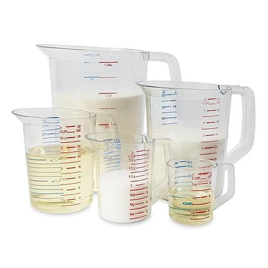Rubbermaid Commercial Products Bouncer Clear Measuring Cup, 2-Cup/0.5-Quart - Image 3