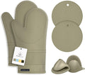 Rorecay 6pcs Oven Mitts and Pot Holders Sets Heat Resistant 500 Degrees by Rorecay