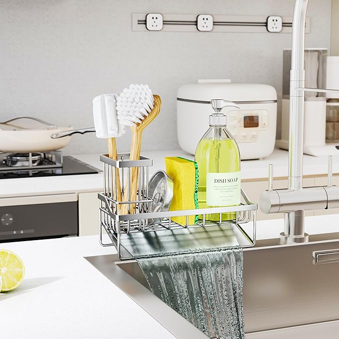SWTYMIKI Sink Caddy Sponge Holder - Image 2