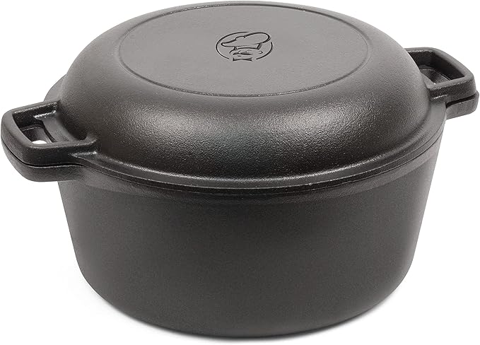 Commercial Chef 2-in-1 5-Qt. Dutch Oven by CommercialChef