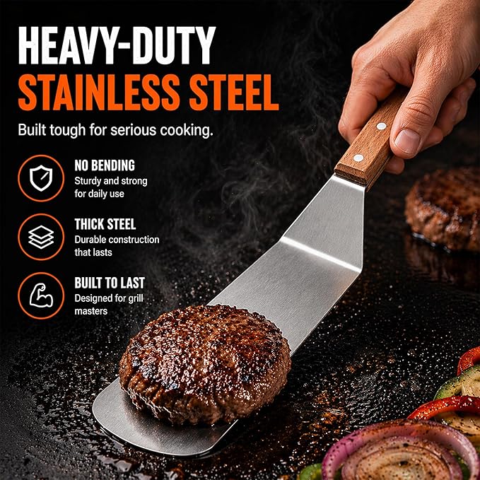 Medium Grill Spatula – Metal Spatula - Image 6