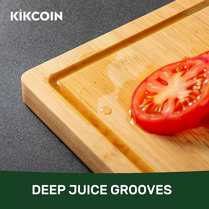 Kikcoin 17”×11” Bamboo Cutting Boards - Image 4