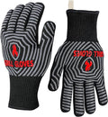 QUWIN BBQ Gloves, Oven Gloves, 1472℉ Extreme Heat Resistant, Grilling Gloves by QUWIN