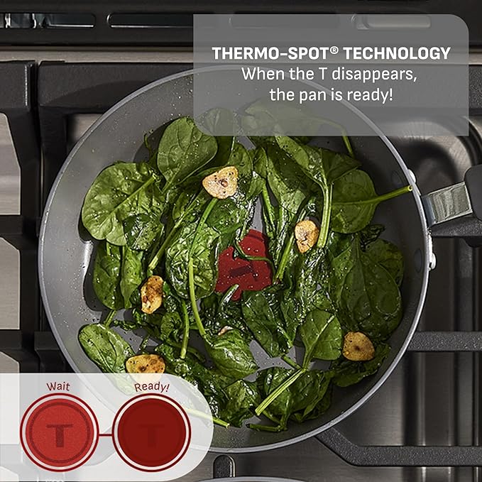 T-Fal Ultimate Hard Anodized Nonstick 13 Piece Cookware Set, Oven Safe Up to - Image 5