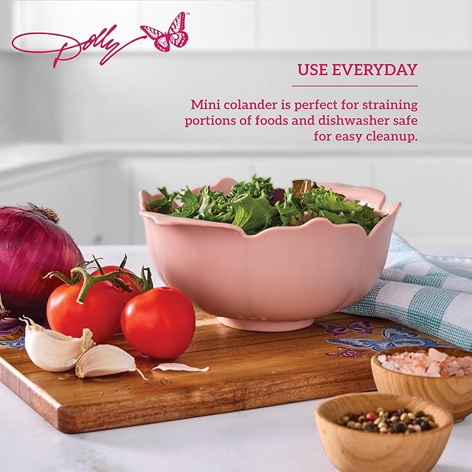 Dolly Parton Mini Colander – Flower-Shaped Berry Strainer - Image 4