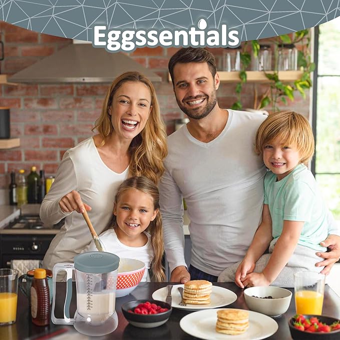 Eggssentials Pancake Dispenser – Easy Control Cake Mix Dispenser - Image 7