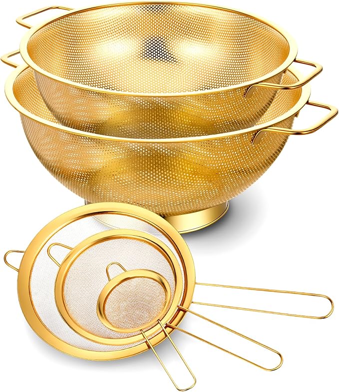 Strainers and Colanders Set, Dishwasher Safe by Unknown