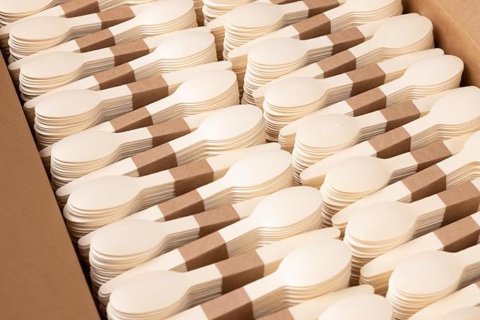 Disposable Wooden Cutlery Set - Image 2
