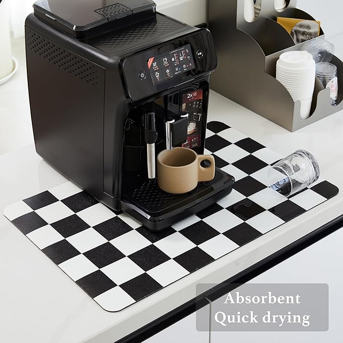 Ohocut Checkered Dish Drying Mat - Image 4