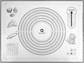 Silicone Pastry Mat by WelcometoQuellance