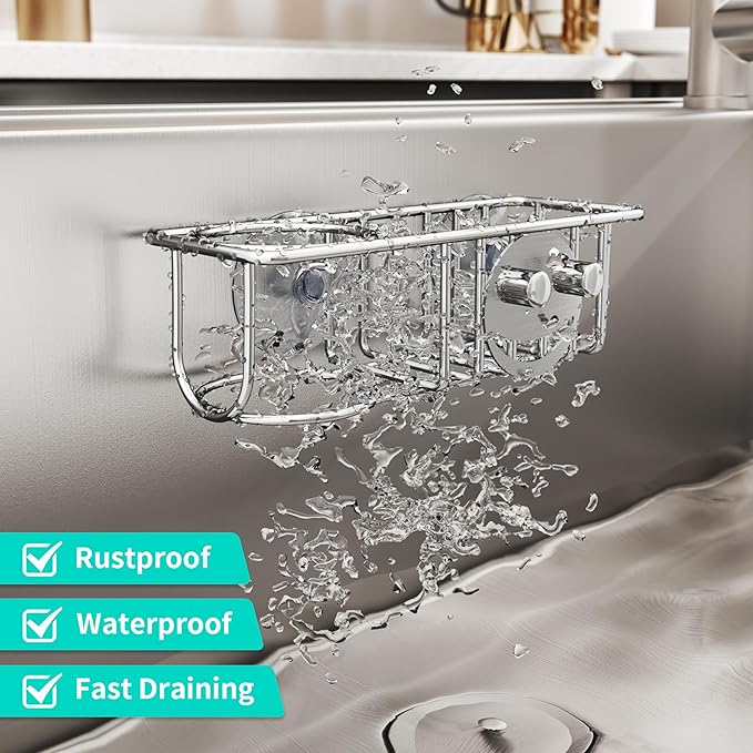 HapiRm Sink Caddy Sponge Holder - Image 3