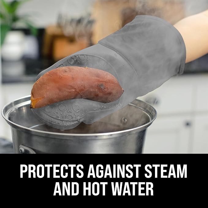BPA-Free Soft Silicone Oven Mitts - Image 4