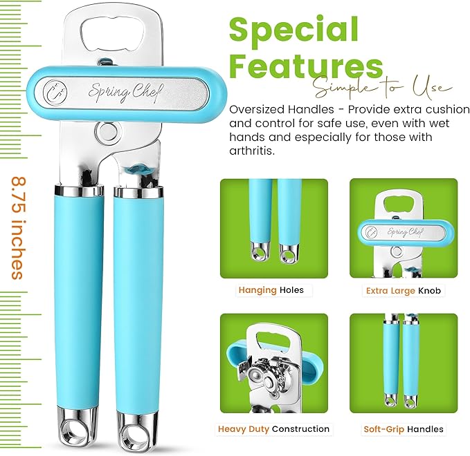 Spring Chef Stainless Steel Can Opener - Image 3