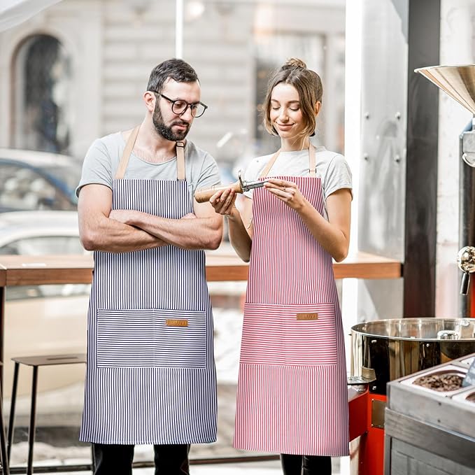 BeLuyi 2 Pack Adjustable Bib Apron - Image 5