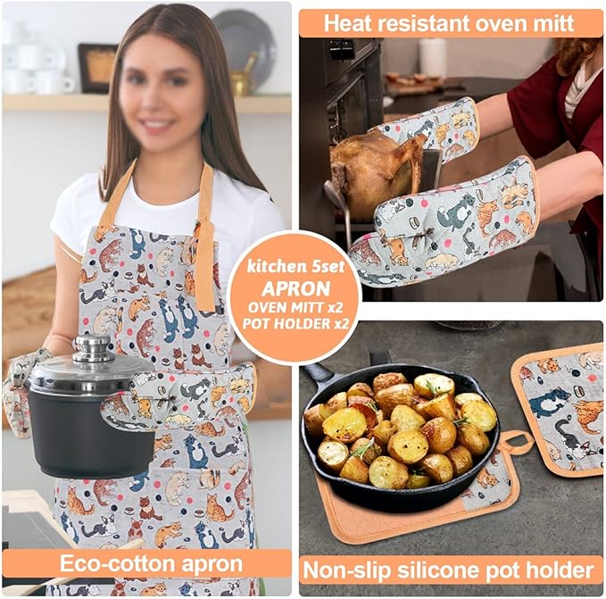 Alselo Oven Mitts and Pot Holders - Image 2