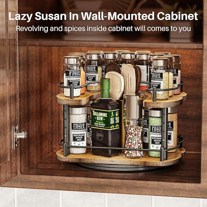 Lazy Susan Organizer Spice Rack - Image 7