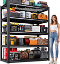 Garage Shelving-3000 lbs 5 Tier Storage Shelves, Adjustable Heavy Duty Metal by Unknown