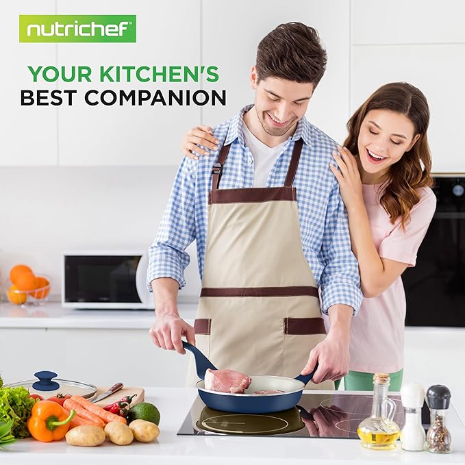 Nutrichef 54 Piece Professional Grade Complete Home Kitchen Cookware Set - Image 7