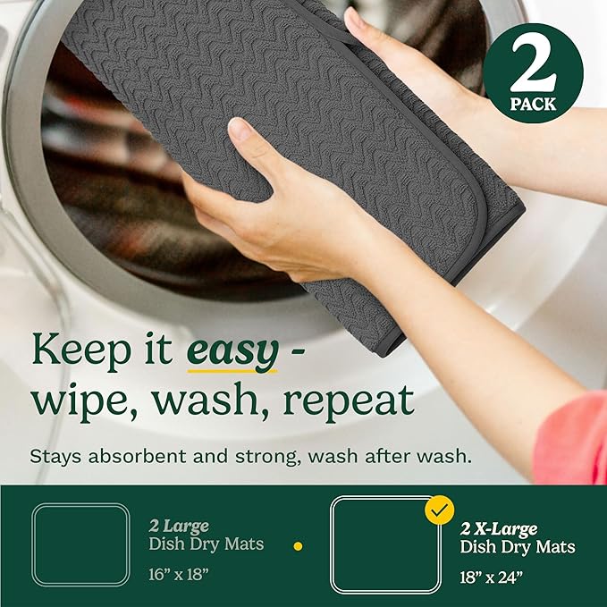 Cuisinart Dish Drying Mats for Kitchen Counter - Image 6