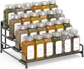 RUILALIFE 4-Tier-Spice-Rack-Organizer-for-Cabinet, Adjustable Depth Spice by RUILALIFE