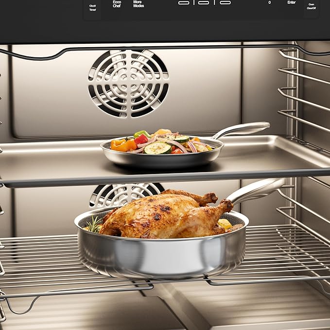 COOKER KING 7 PCS Stainless Steel Cookware Set, Pots and Pans Set Non Stick - Image 8