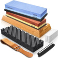 Intelitopia Complete Knife Sharpening Stone Set – Dual Grit Whetstone 400/1000 by Intelitopia