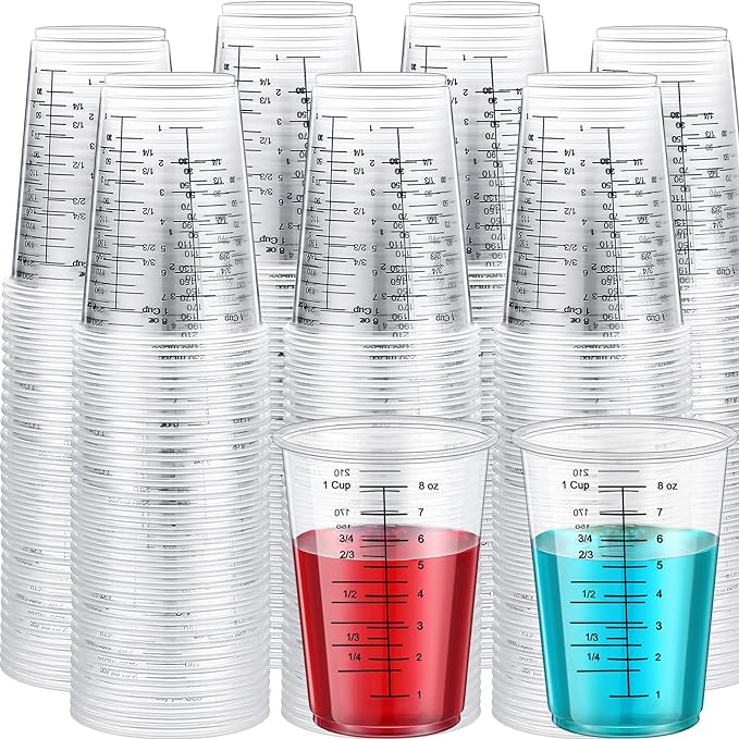 Yunsailing 300 Pack Disposable Measuring Cups by Yunsailing