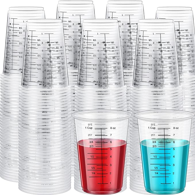 Yunsailing 50 Pack Disposable Measuring Cups by Yunsailing