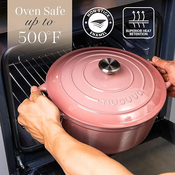 Nuovva Enamelled Cast Iron Dutch Oven Pot - Image 5
