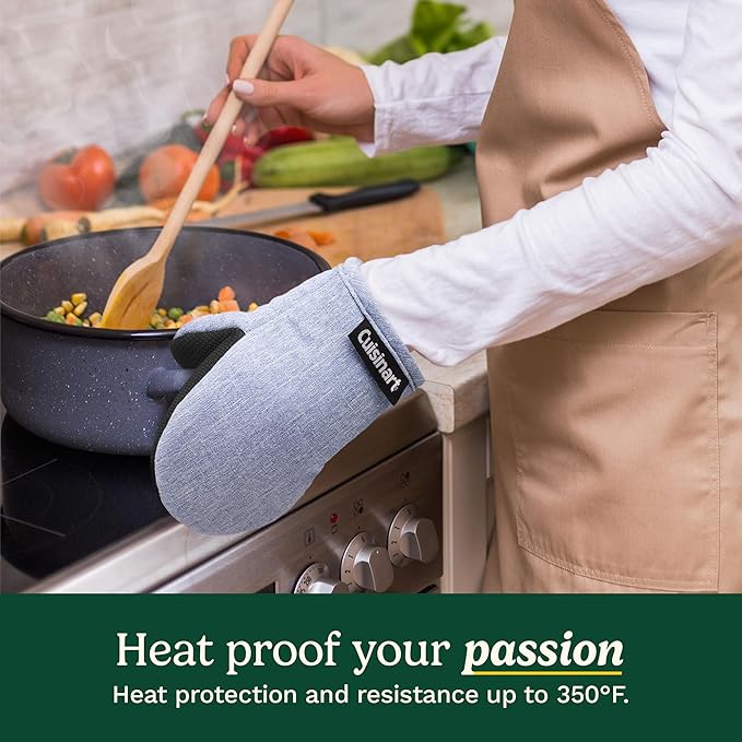 Cuisinart Mini Oven Mitts – 5.5” x 7” Heat-Resistant Kitchen Mitts - Image 3