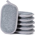 Dual-Sided Multi-Purpose Scrub Sponges, Non-Scratch Dishwashing Sponges by CADONO
