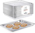 1/4 Size Cookie Sheet Baking Cake Pans l 12.8” x 8.9” Disposable Aluminum Foil by Fig+%26+Leaf