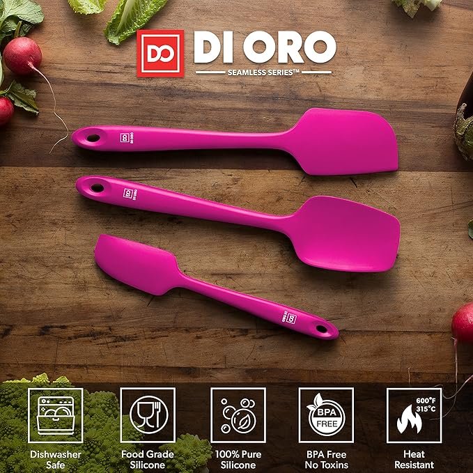 DI ORO Silicone Spatula Set - Image 3