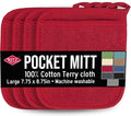 RITZ Terry Pocket Mitt & Hot Pad: Unparalleled Heat Resistant, Durable 100% by Ritz+Foodservice