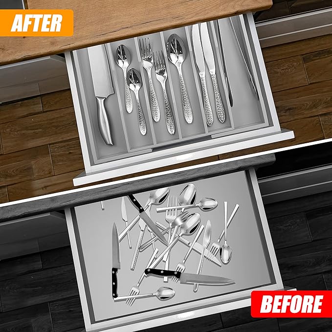 Kitchen Silverware Drawer Organizer and Storage Best Grandpa Grandfather Elder - Image 2