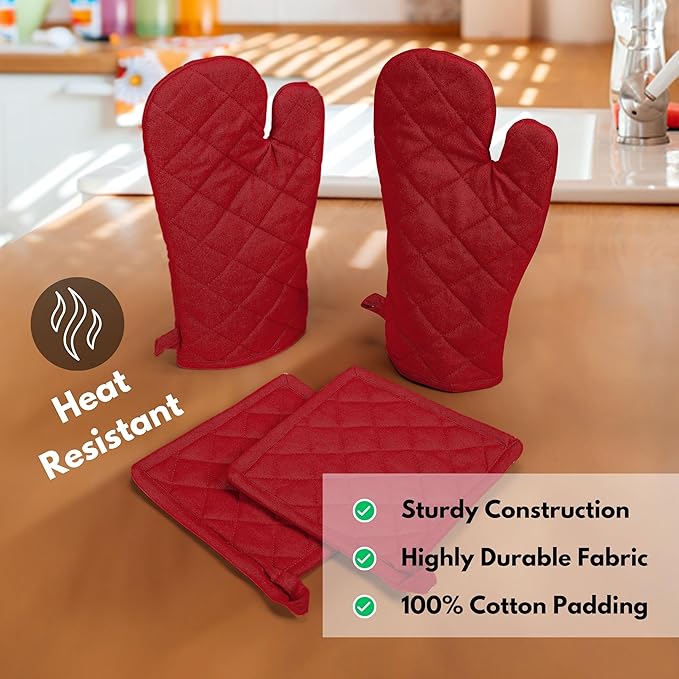 Native Fab Pot Holders and Oven Mitts Sets - Image 2
