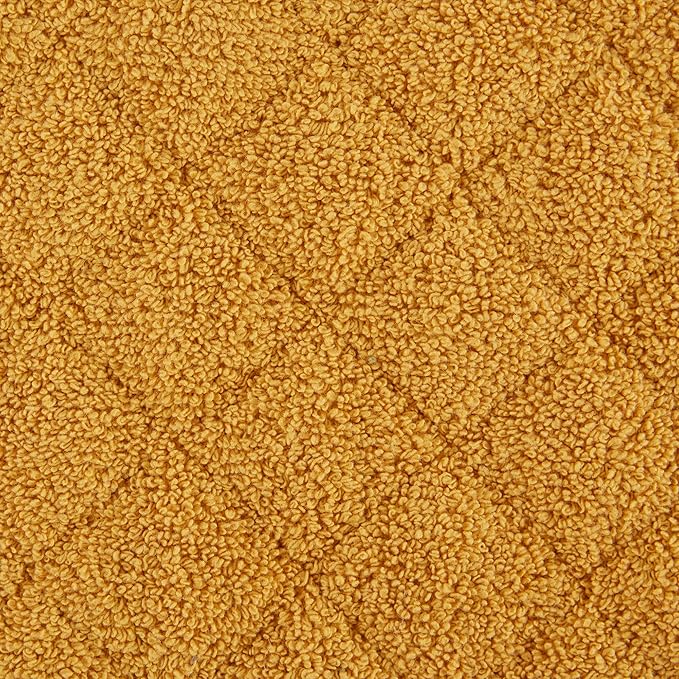 DII Basic Terry Collection Quilted 100% Cotton, Honey Gold, 3 Piece - Image 3