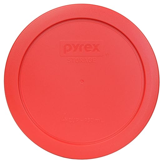 Pyrex 7201-PC 4 Cup Red Food Storage Replacement Lid - Image 2