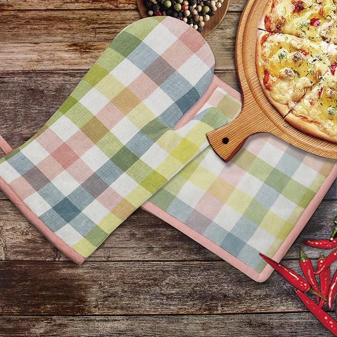 COTTON CRAFT Oven Mitt and Pot Holder Set - Image 2