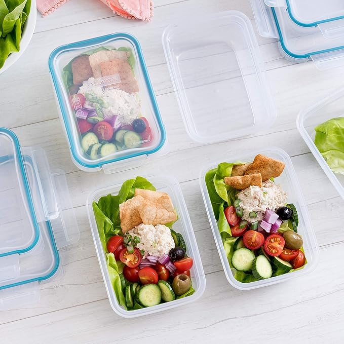 Snapware Plastic Total Solution 5-Pack Food Storage Containers Set, Leakproof & - Image 3