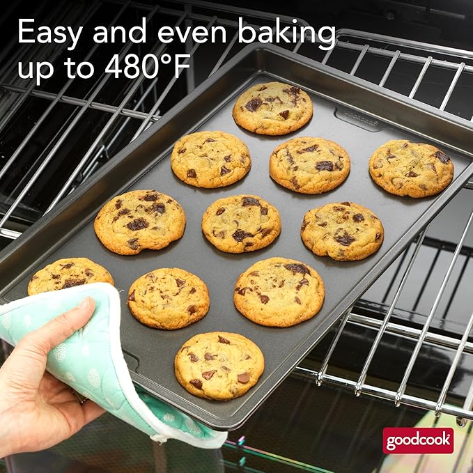 GoodCook PRO Large Baking Sheet Pan Nonstick Warp & Scratch-Resistant - Image 4