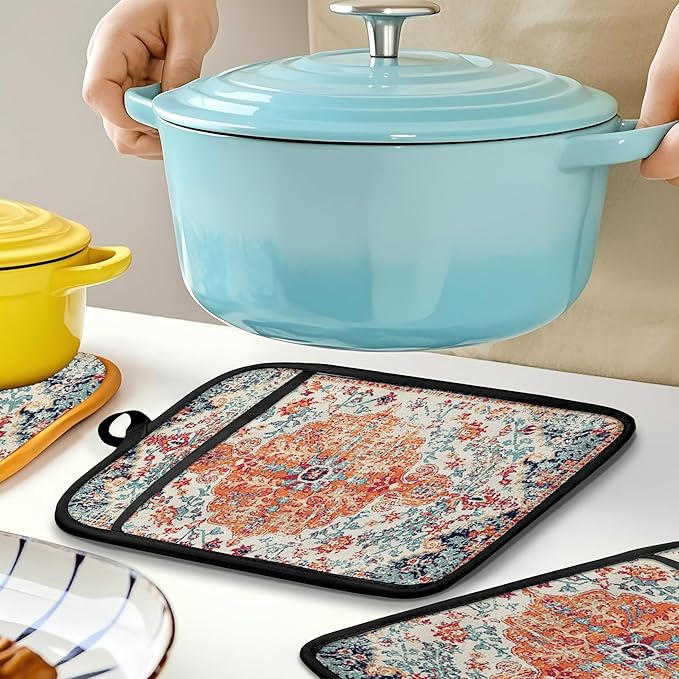 Rustic Vintage Boho Pot Holders - Image 5