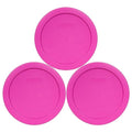 Pyrex 7201-PC 4 Cup Pink Food Storage Replacement Lids by Pyrex