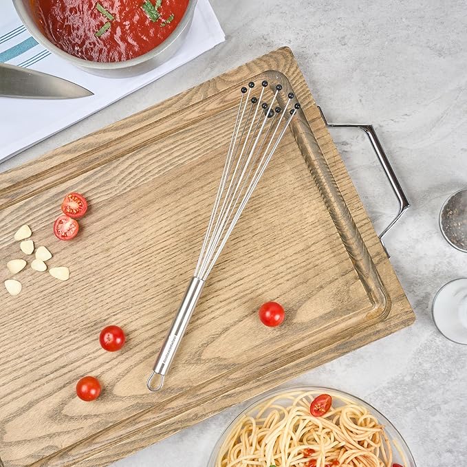 Restaurantware 12.5 in Stainless Steel Ball Whisk - Image 9